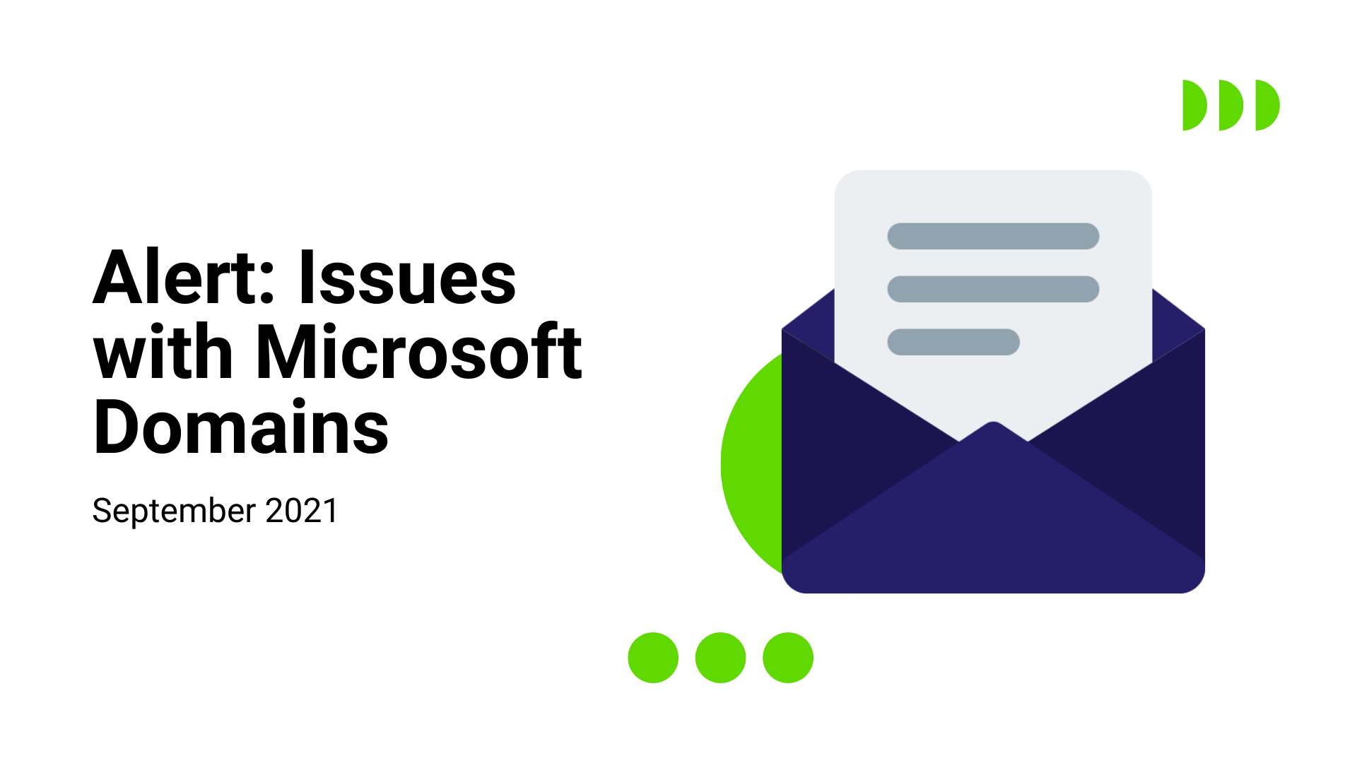 ALERT: Issues with Microsoft Domains